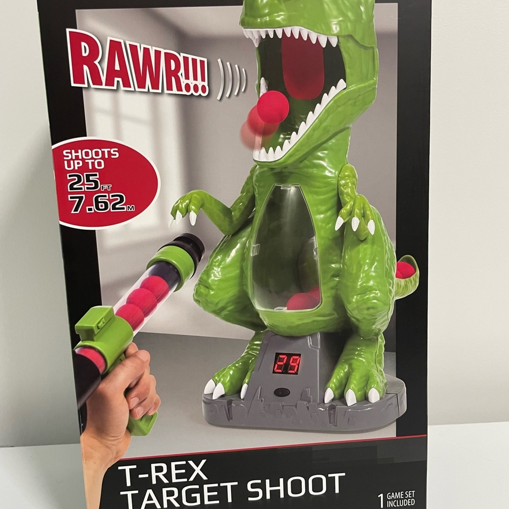 T-Rex Target Shoot Action Figure Playset - Green
